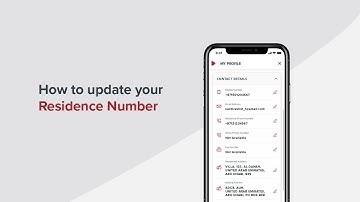 How to update your residence number on the ADCB Mobile Banking App