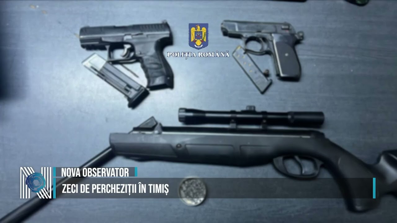 ZECI DE PERCHEZIȚII ÎN TIMIȘ