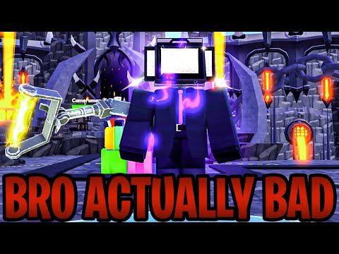 ITS ACTUALLY BAD ASTRO LARGE TV MAN VS ENDLESS IN TOILET TOWER DEFENSE