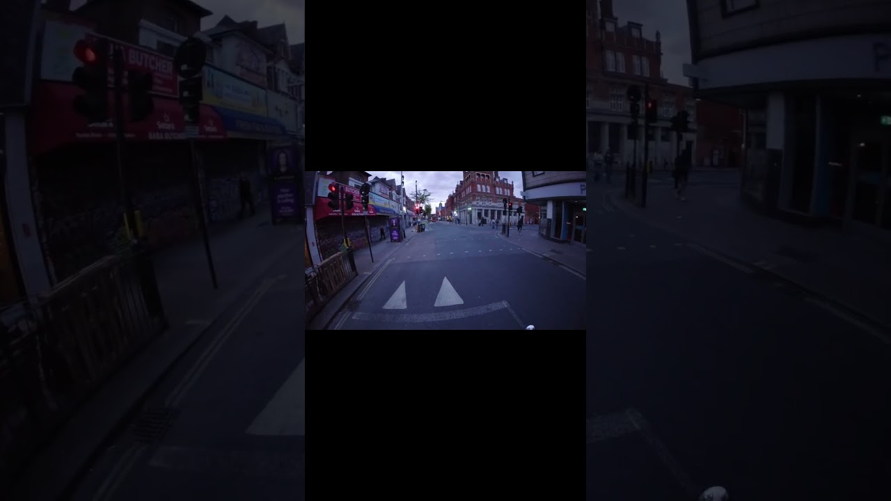 Illegal Motorbike / Driving On A Footpath