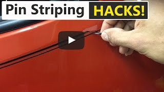 Pin stripe hacks! How to make life easier when removing pin striping or vinyl decals