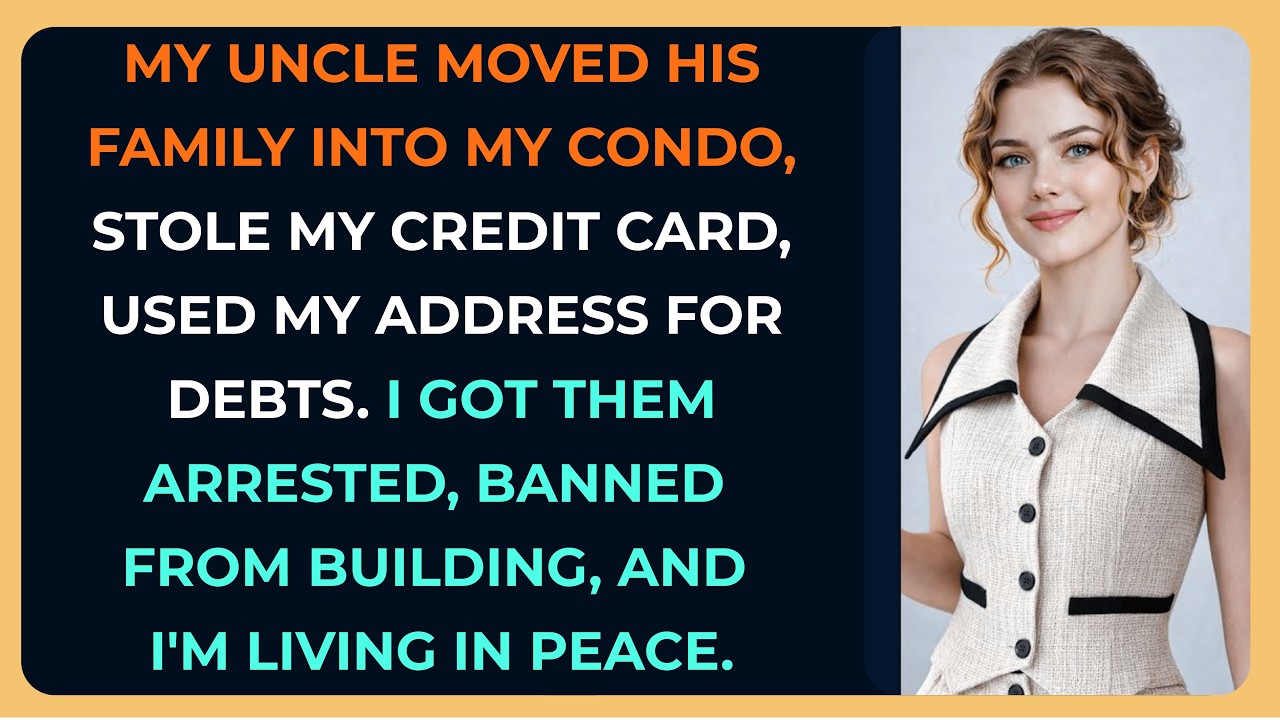 My Uncle's Family Moved Into My Condo While I Was Away, Stole My Credit Card And Used My Address...