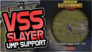 PUBG MOBILE | VSS and UMP | NEW FAVORITE WEAPON COMBO | ARCADE SOLO GAMEPLAY
