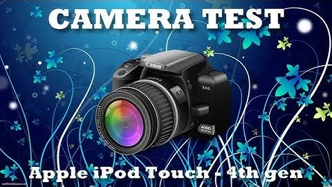 iPod Touch 4th Gen Camera/ Camcorder Test (low light and outdoor)