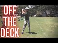 How to Hit Woods OFF OF THE GROUND Like a Pro Golfer