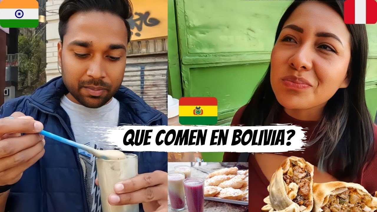 PROBANDO COMIDA CALLEJERA EN BOLIVIA ~ Hindú en Bolivia