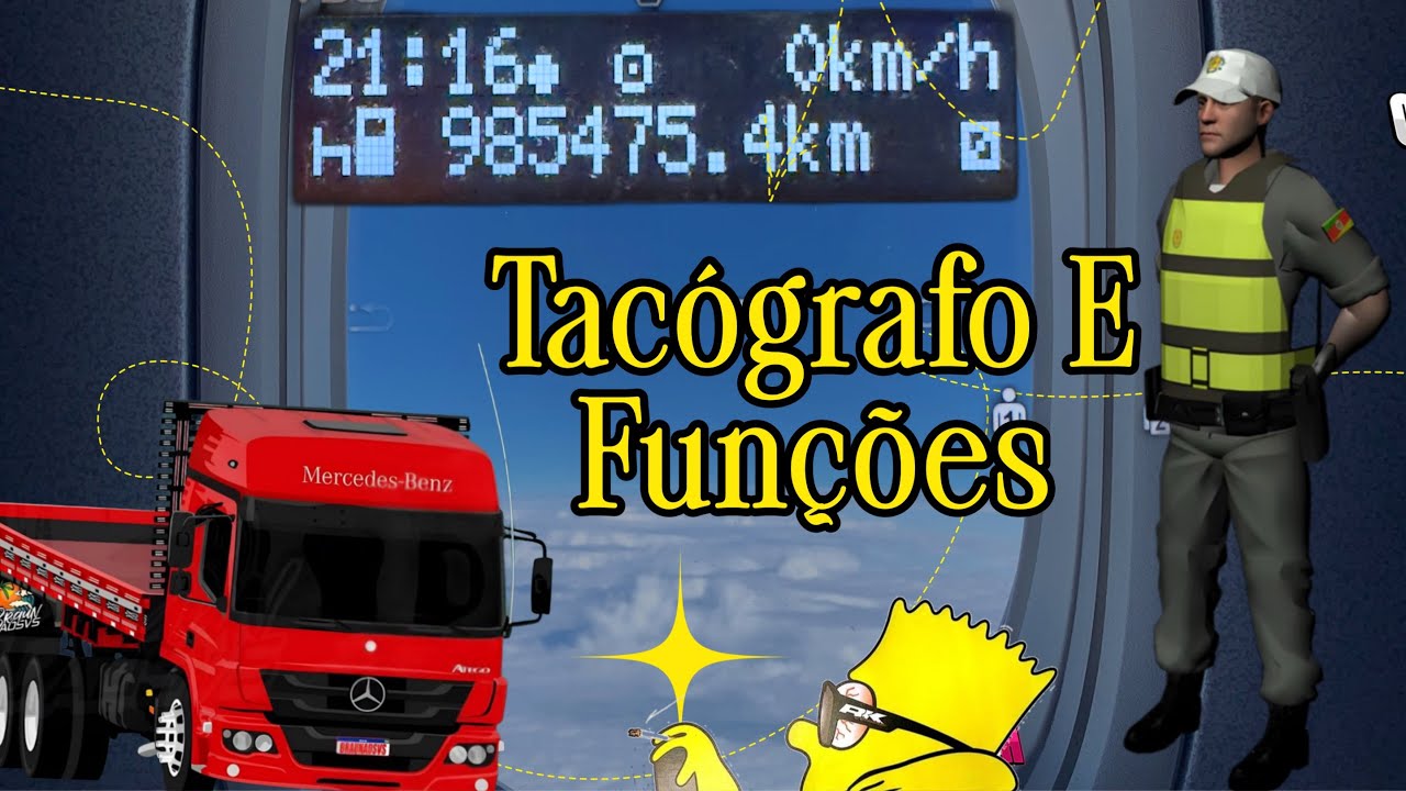 OUTRAS FUNCIONALIDADES DO TACÓGRAFO 2° GERAÇÃO