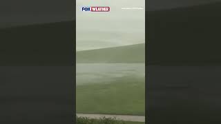 Watch: Storms Roll Trough Nebraska, Whipping Rain Sideways In Omaha