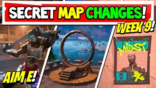 Fortnite Chapter 4 v23.30 SECRET MAP CHANGES Week 9!