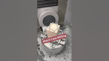 Machining Watch Case Using Xmachine XM-100 Desktop 5-axis CNC#cncmachine #minicnc