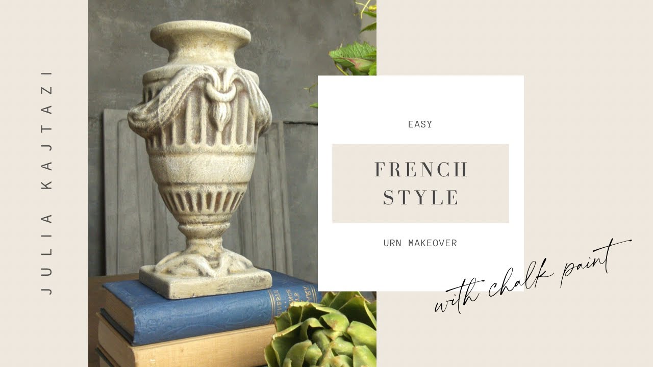 Easy Urn Upcycle Using Chalk Paint
