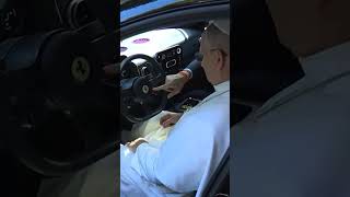 Pope checks out Ferrari's first all-electric car