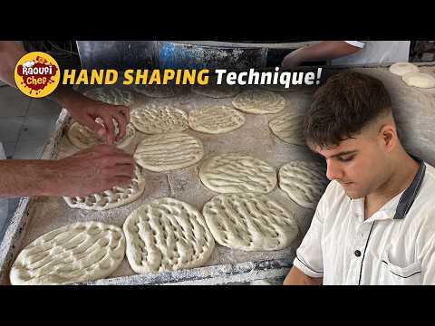 Full Day in an Iranian Bakery: Step‑by‑Step Barbari Bread Making!