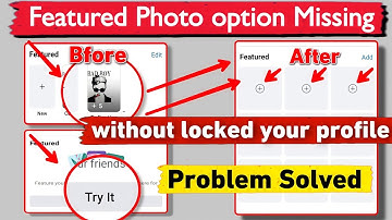 How to Fix Featured photos problem in facebook  | Facebook 9 featured photos option kaise Show kare