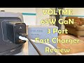 VOLTME 65W GaN 3 Port Fast Charger Review