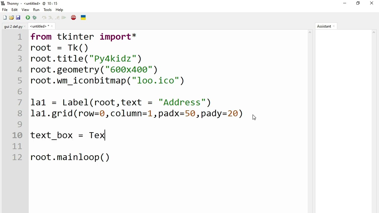 🧠 Py4KidZ — Create Text() Widget in tkinter Easy way | Python GUI Project