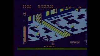 Atari 8-bit Super Zaxxon (Sega) - graphics glitch
