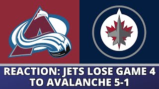 Reaction: Winnipeg Jets dominated in Game 4 by Colorado Avalanche 51
