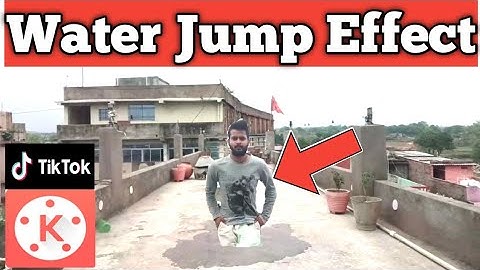 Jump in water effect | water floor effect| Tiktok video | kinematser tutorial