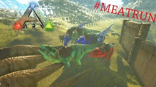 Ark - Huge Meatrun Gigas Ark Raidattack - Ark Survival Evolved