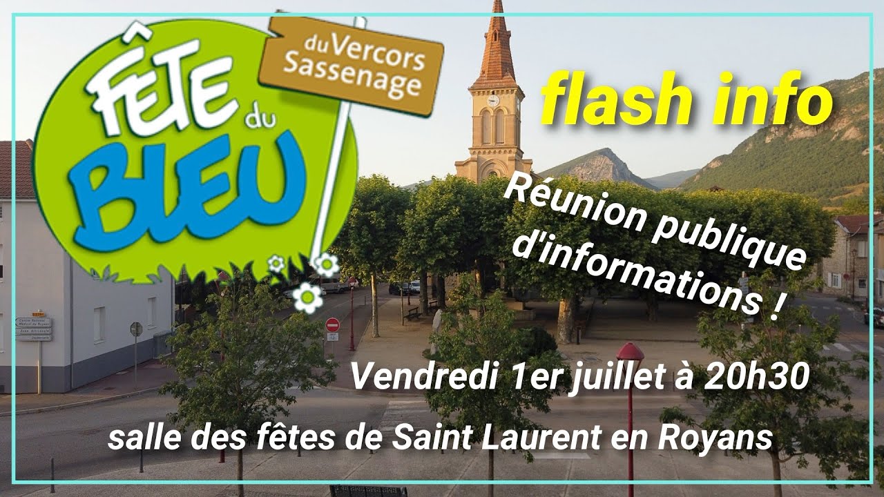 Fete Du Bleu Saint Laurent En Royans