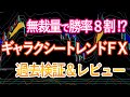 【FX】ギャラクシートレンドＦＸを過去検証した結果【無裁量で勝率８割】