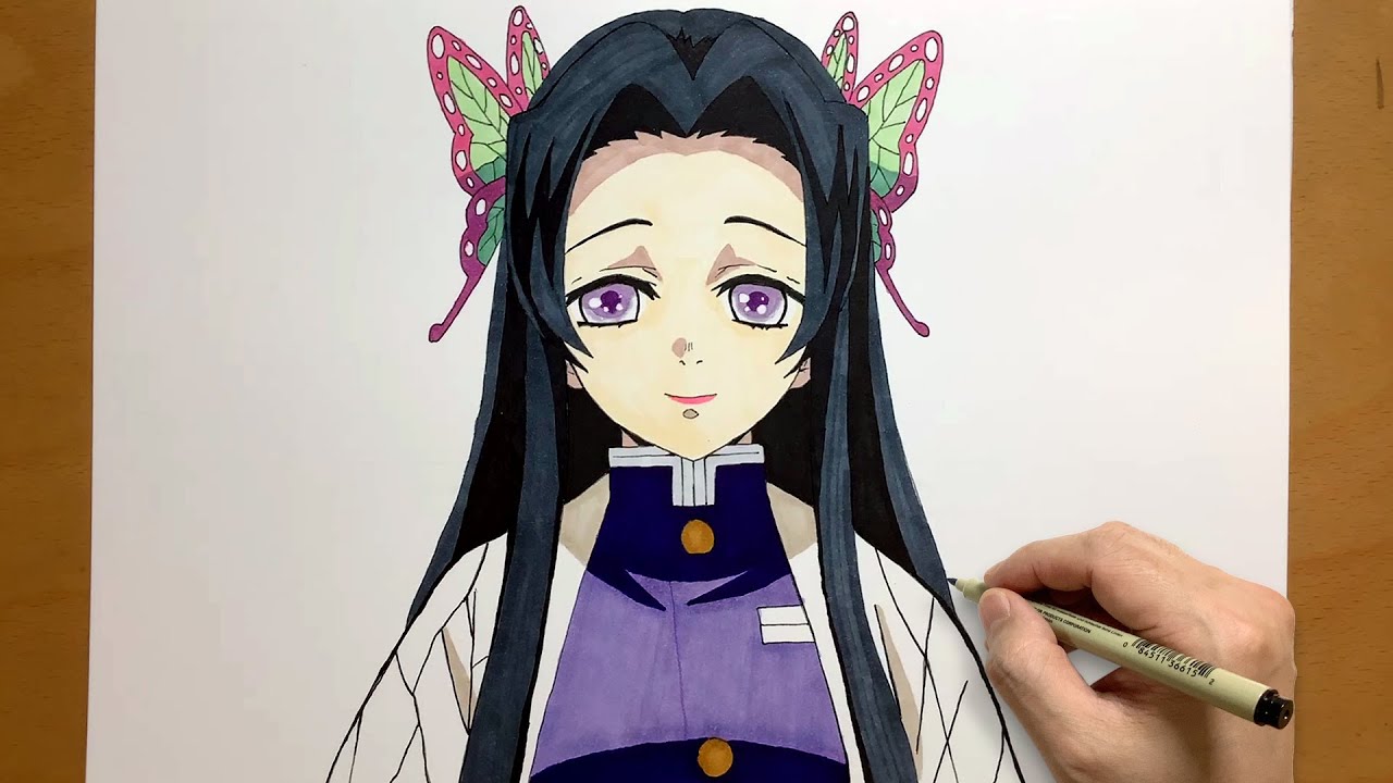 How to Draw Kanae Kocho from Demon Slayer | Kimetsu no Yaiba | draw