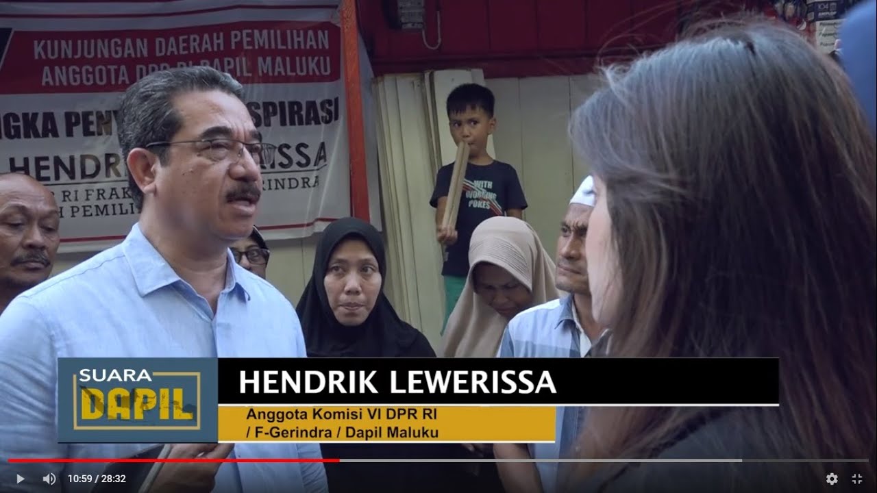 SUARA DAPIL - DPR RI - HENDRIK LEWERISSA