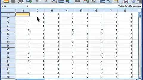 Factor Analysis - SPSS (part 1) .mp4