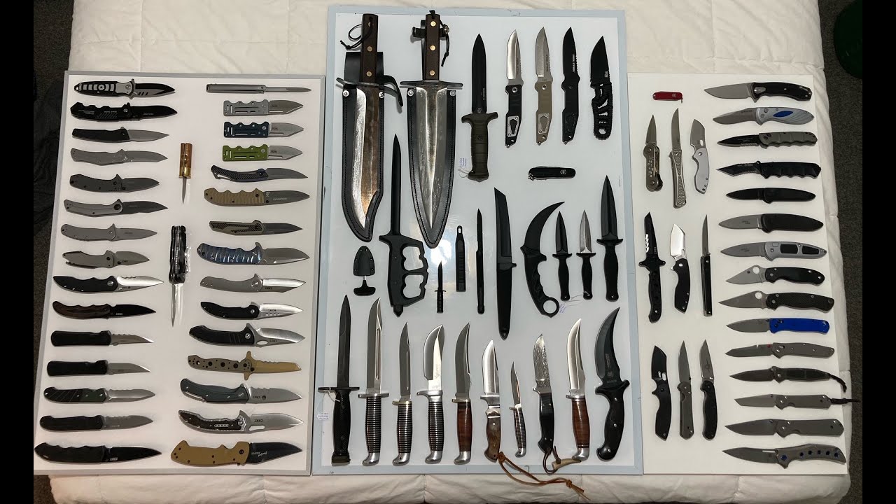My Insane Knife Collection! - Best EDC Knives to Buy