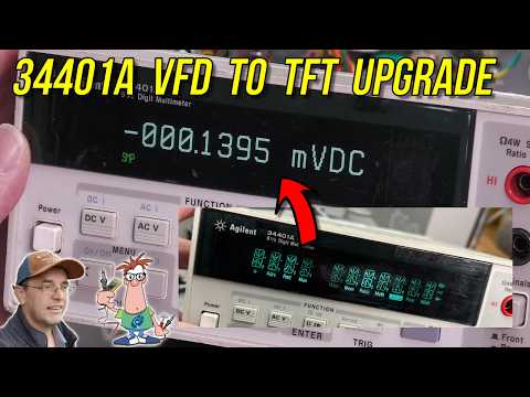 No.181 - Agilent 34401A Multimeter TFT Conversion