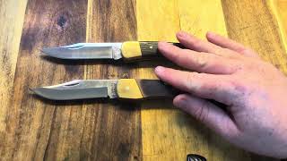 Celebrity Buck 110 VS Old Timer 6OT Golden Bear - 2 Folding Hunter Comparisons Wealth