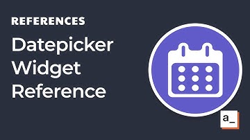 How to use the Datepicker Widget