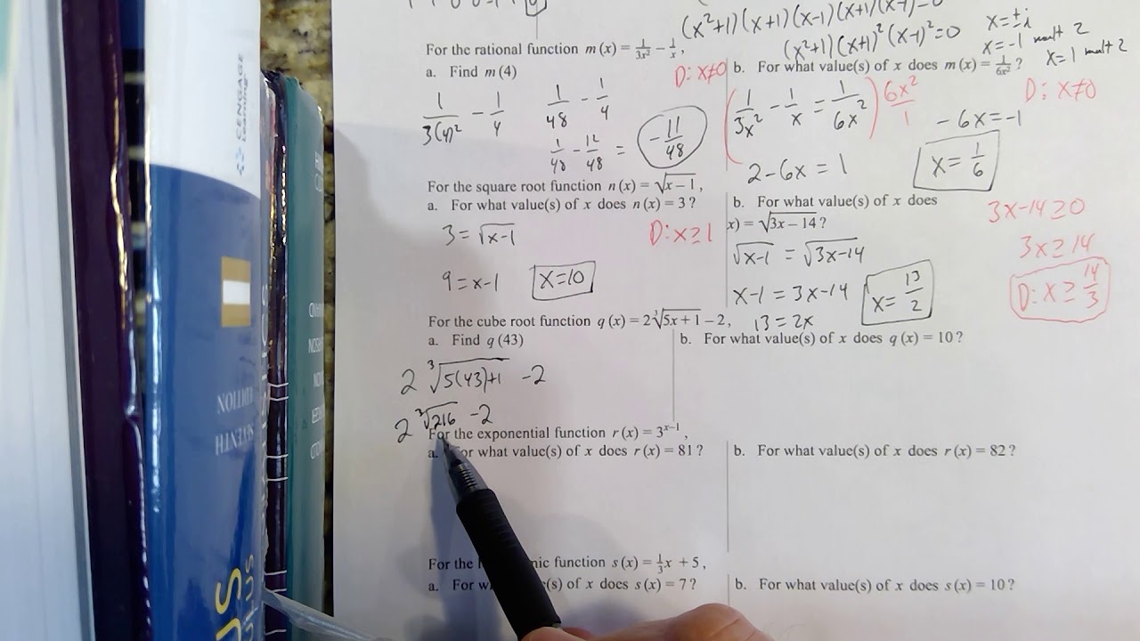 Math 3 Lesson 6.3 Page 2 YouTube