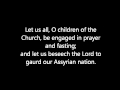 Hymn Before the Gospel - Assyrian Church of the East