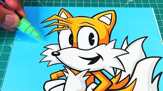 How To Draw Tails From Sonic The Hedgehog 2 Movie