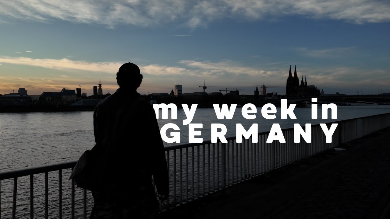 a week in germany | partying, brunch, tinashes concert and some more
