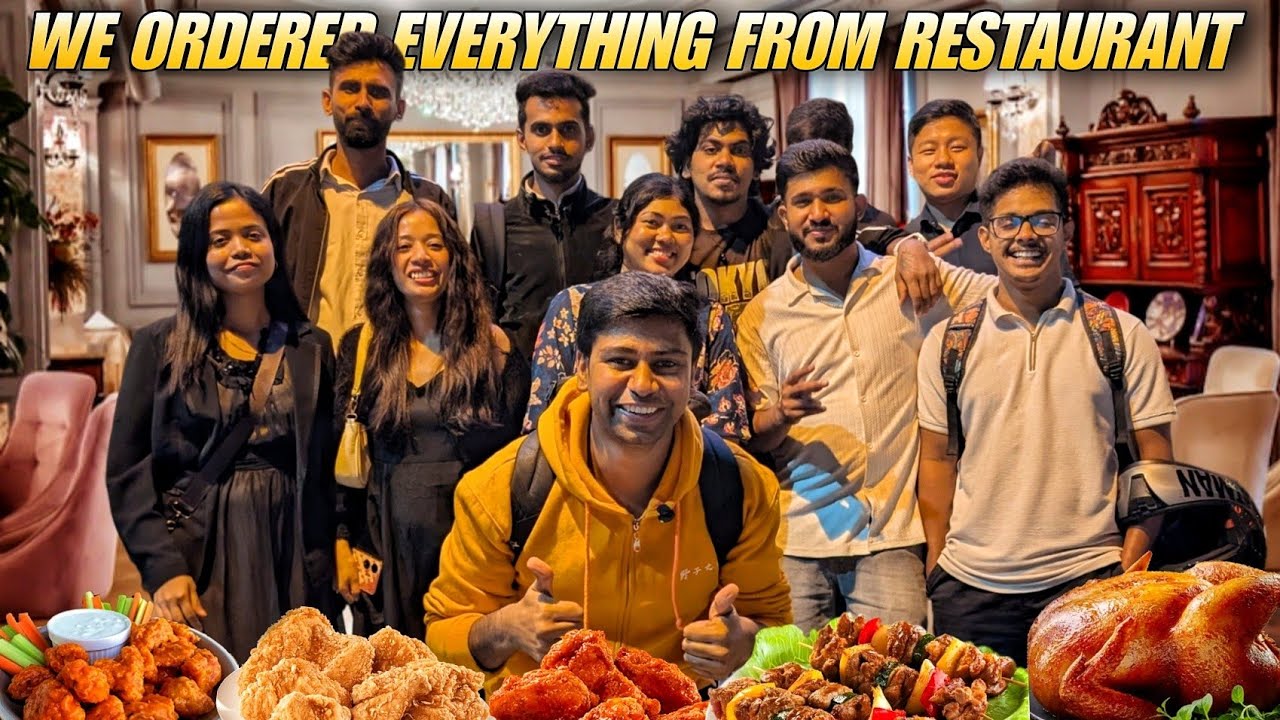 Bangalore HSR layout AL- DAAZ Restaurant we ordered everything from menu for team dinner 