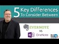 Evernote vs Onenote - 5 Key Differences