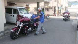 ハーレーウルトラ、ワインレッドの心w