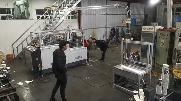 DS-HC 80-90pcs middle speed paper cup machine with auto oil lubricant system, direct bottom, counter