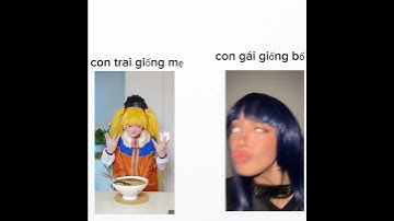 Sự khác biệt con trai giống mẹ và con gái giống bố☠️#memes #vietnam