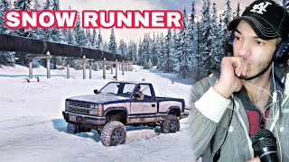 لعبة محاكي السيارات الواقعيه تحدي جديد SNOW RUNNER