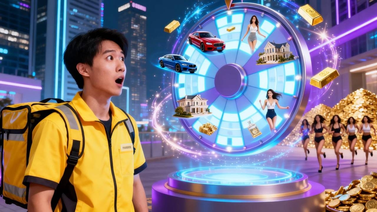 外賣員被女友背叛羞辱，意外獲得“最強抽獎系統”，1秒賺1億元，贏取美女總裁，從此走向人生巔峰！ #drama  #反转