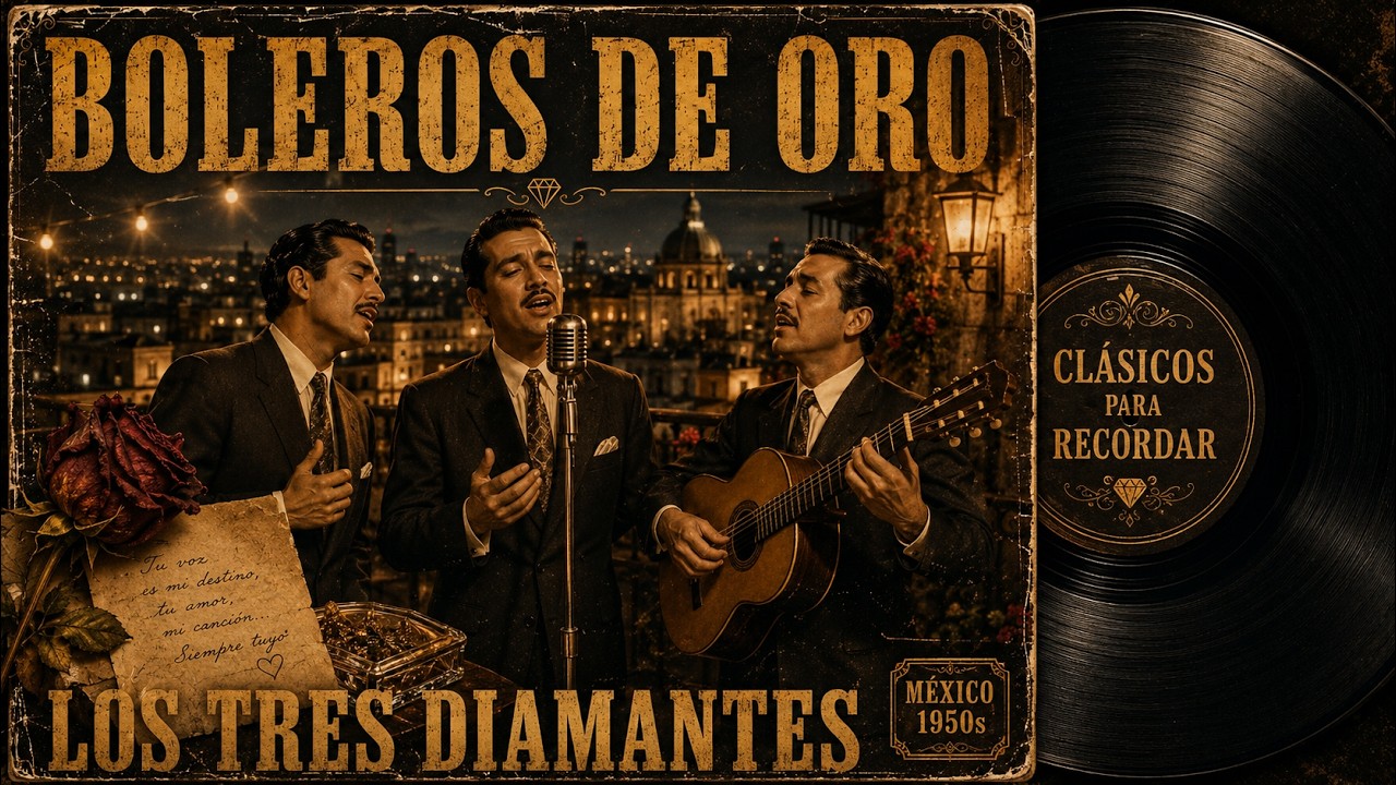 Boleros de Oro | Los Tres Diamantes | Clásicos Para Recordar - YouTube