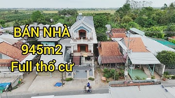 Căn Nhà Mái Thái Mới 1 trệt 1 lầu 945m2 đất 5 telefoongesprekken Tân Long Đồng Tháp