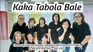 Kaka Tabola Bale Line Dance // Choreo by Febrina Dumaria Pardede, Mamik TS & Maryati BN - July 2025