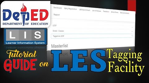 LES Tagging Facility │ LIS 2021-2022