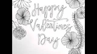 Time-lapse Valentine s Day Coloring Page by Children s Miracle Network