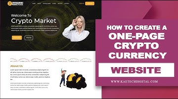 How to Create A One-Page Cryptocurrency Investment Frontpage Website With WordPress